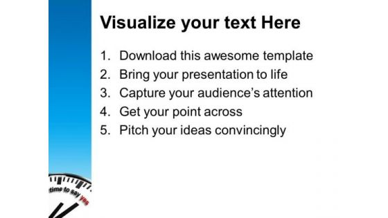 Time To Say Yes Business PowerPoint Templates Ppt Backgrounds For Slides 0113