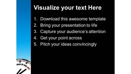 Time To Say Yes Business PowerPoint Templates Ppt Backgrounds For Slides 0113