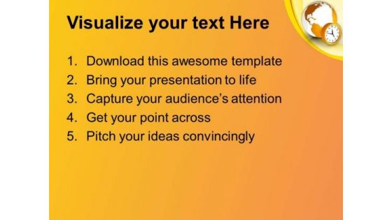 Time To Take Action On Global Issues PowerPoint Templates Ppt Backgrounds For Slides 0313