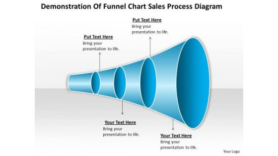 Timeline Demonstration Of Funnel Chart Sales Process Diagram 4 Stages