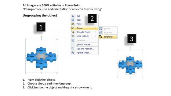 Timeline PowerPoint Template 4 Steps Of Common Process