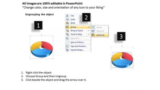 Timeline Ppt Template 3 Stages Investing Activities