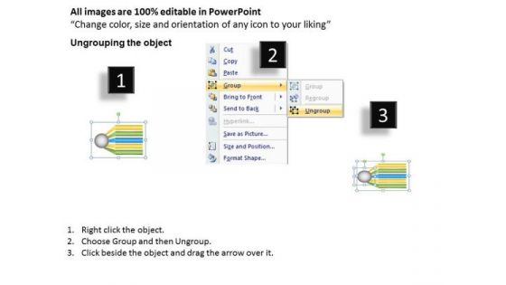 Timeline Ppt Template 5 Stages Of One Process