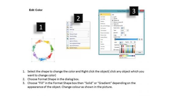 Timeline Ppt Template 7 Steps Circle Process