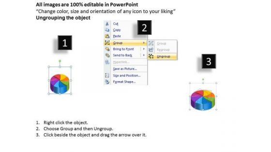 Timeline Ppt Template 9 Parts In Circular Diagram