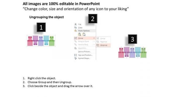 Timeline With Year Based Analysis And Business Apps PowerPoint Template