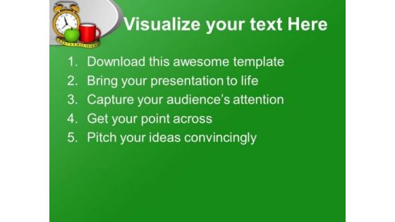 Timely Breakfast Can Reduce Inches Health PowerPoint Templates Ppt Backgrounds For Slides 0313