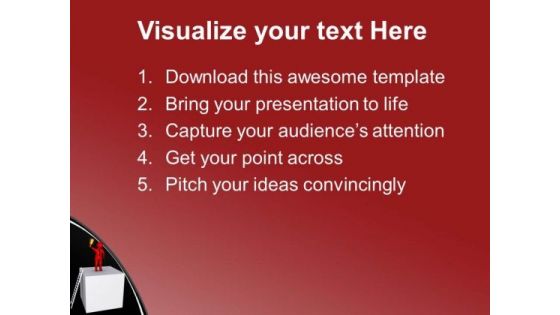 To Be A Winner Go Closer To Hardwork PowerPoint Templates Ppt Backgrounds For Slides 0713