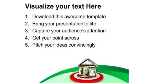To Buy A Home Spend Money PowerPoint Templates Ppt Backgrounds For Slides 0613