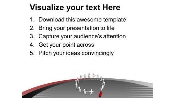 To Complete The Cycle Find Correct Leader PowerPoint Templates Ppt Backgrounds For Slides 0713