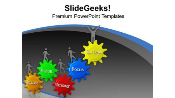 To Get Success Focus On Strategy PowerPoint Templates Ppt Backgrounds For Slides 0713