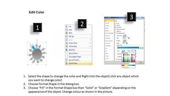 To Good Business PowerPoint Theme Ideas Circular Spoke Process Templates