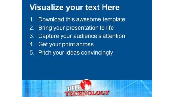 To Show Php Capturing World PowerPoint Templates Ppt Backgrounds For Slides 0413