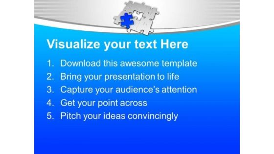 To Solve Puzzles Of Problem Find Solution PowerPoint Templates Ppt Backgrounds For Slides 0413