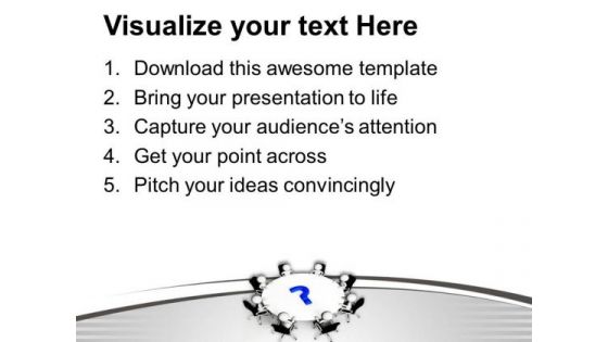 To Solve Questions Attain Meeting PowerPoint Templates Ppt Backgrounds For Slides 0613