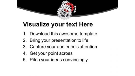 To Start Process Put Right Gear PowerPoint Templates Ppt Backgrounds For Slides 0713