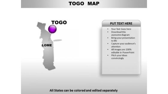 Togo Country PowerPoint Maps