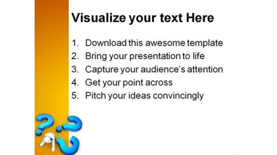 Too Many Questions Business PowerPoint Themes And PowerPoint Slides 0411