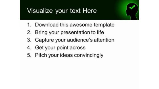 Took Right Decision Metaphor PowerPoint Templates And PowerPoint Themes 0212