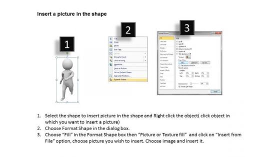 Top Business People 3d Man Running Position Reaching Destination PowerPoint Slides