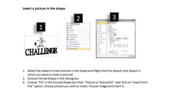 Top Business People 3d Person Challenge PowerPoint Templates