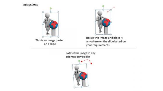 Total Marketing Concepts 3d Business Man With Globe Characters