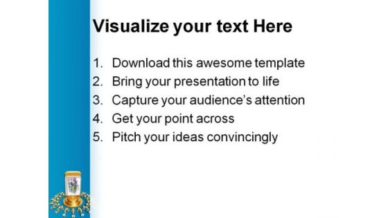 Touch Screen Phone Technology PowerPoint Themes And PowerPoint Slides 0211