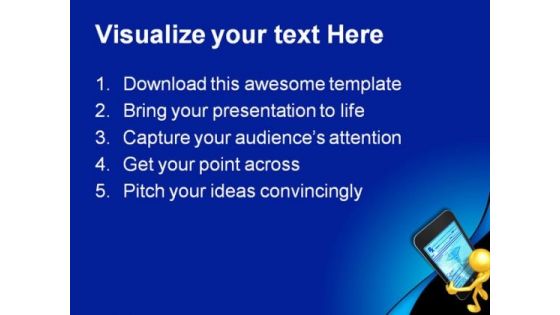 Touch Screen Technology PowerPoint Templates And PowerPoint Backgrounds 0611