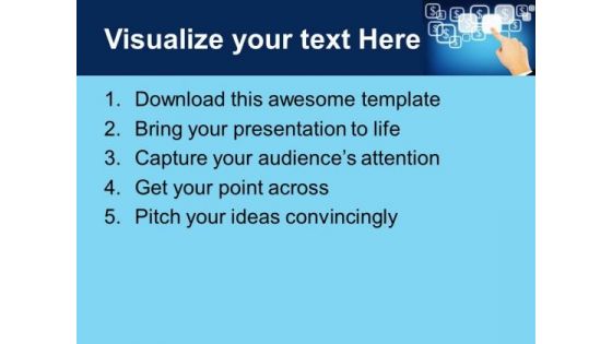 Touch Screen Technology PowerPoint Templates And PowerPoint Themes 1112