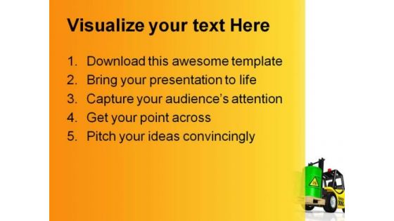 Toxic Waste Truck Transportation PowerPoint Themes And PowerPoint Slides 0411