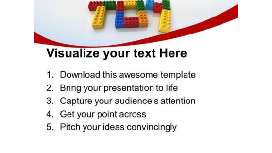 Toy Word With Lego Game PowerPoint Templates And PowerPoint Themes 0312