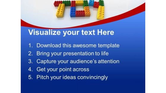 Toy Word With Lego Game PowerPoint Templates And PowerPoint Themes 0312