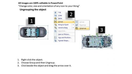Traffic 2 Door Gray Car Top PowerPoint Slides And Ppt Diagram Templates