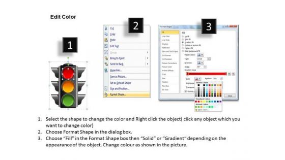Traffic Lights PowerPoint Presentation Template
