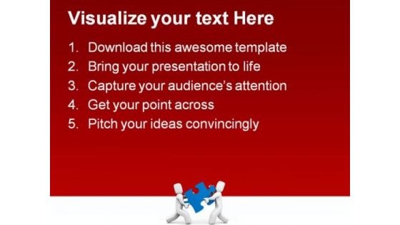 Transfer Puzzle Business PowerPoint Templates And PowerPoint Backgrounds 0711