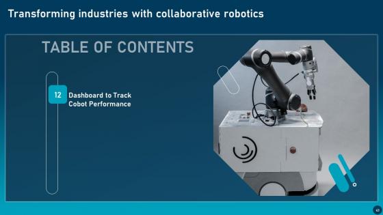 Transforming Industries With Collaborative Robotics Ppt Powerpoint Presentation Complete Deck