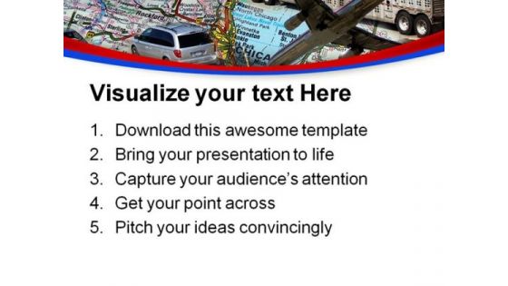 Transportation Design Technology PowerPoint Templates And PowerPoint Backgrounds 0811