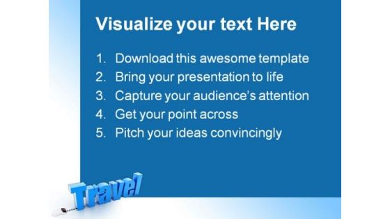 Travel Concept Business PowerPoint Themes And PowerPoint Slides 0411