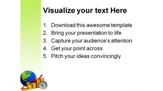 Travel Internet Globe PowerPoint Template 0910