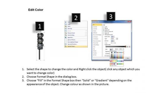 Travel Urban Traffic Light PowerPoint Slides And Ppt Diagram Templates