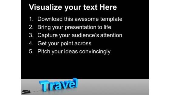 Travel With Mouse Concept Global PowerPoint Templates And PowerPoint Themes 1112