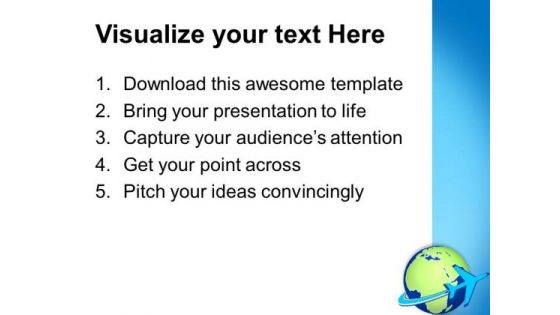 Travelling Around World Holidays PowerPoint Templates And PowerPoint Themes 0912