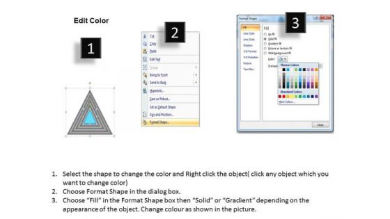 Triangular Shaped Stacked Success Planning Chart Ppt 1 Business Programs PowerPoint Templates