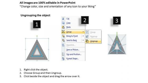 Triangular Shaped Stacked Success Planning Chart Ppt 4 Music Business PowerPoint Templates