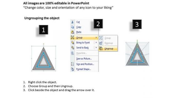 Triangular Shaped Stacked Success Planning Chart Ppt 5 Business Wiki PowerPoint Templates
