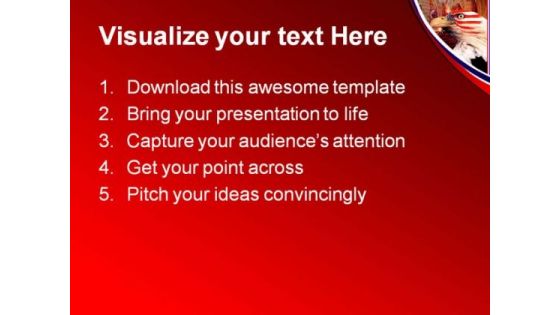 Tribute Americana PowerPoint Templates And PowerPoint Backgrounds 0911