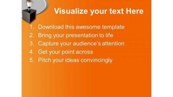 Trophy Cup Full Of Coins On Stylish Background PowerPoint Templates Ppt Backgrounds For Slides 0113