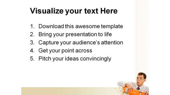 Trouble Man Business PowerPoint Templates And PowerPoint Backgrounds 0511