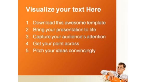 Trouble Man Business PowerPoint Templates And PowerPoint Backgrounds 0511