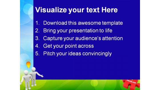 Troubleshooting Problem Business PowerPoint Themes And PowerPoint Slides 0511